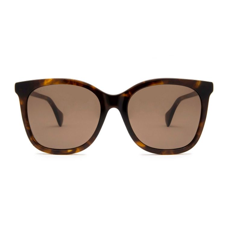 Gucci Acetate Cat Eye Sunglasses Unisex Sunglasses Brown GG1071S002