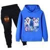 PB1656 Kinder Jungen Mädchen Halloween Bedruckt Langarm Hoodie Hose Oberteil Hosen Kleidung Sets