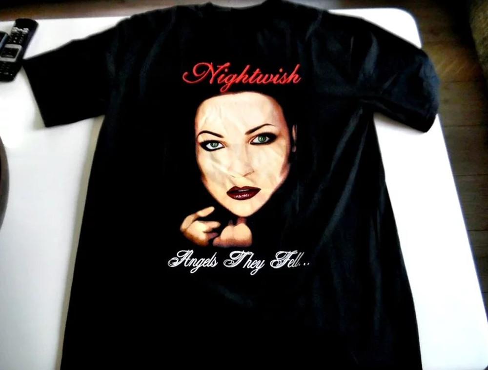 Винтажная футболка Nightwish Angels Fall First Унисекс S5XL R379 S