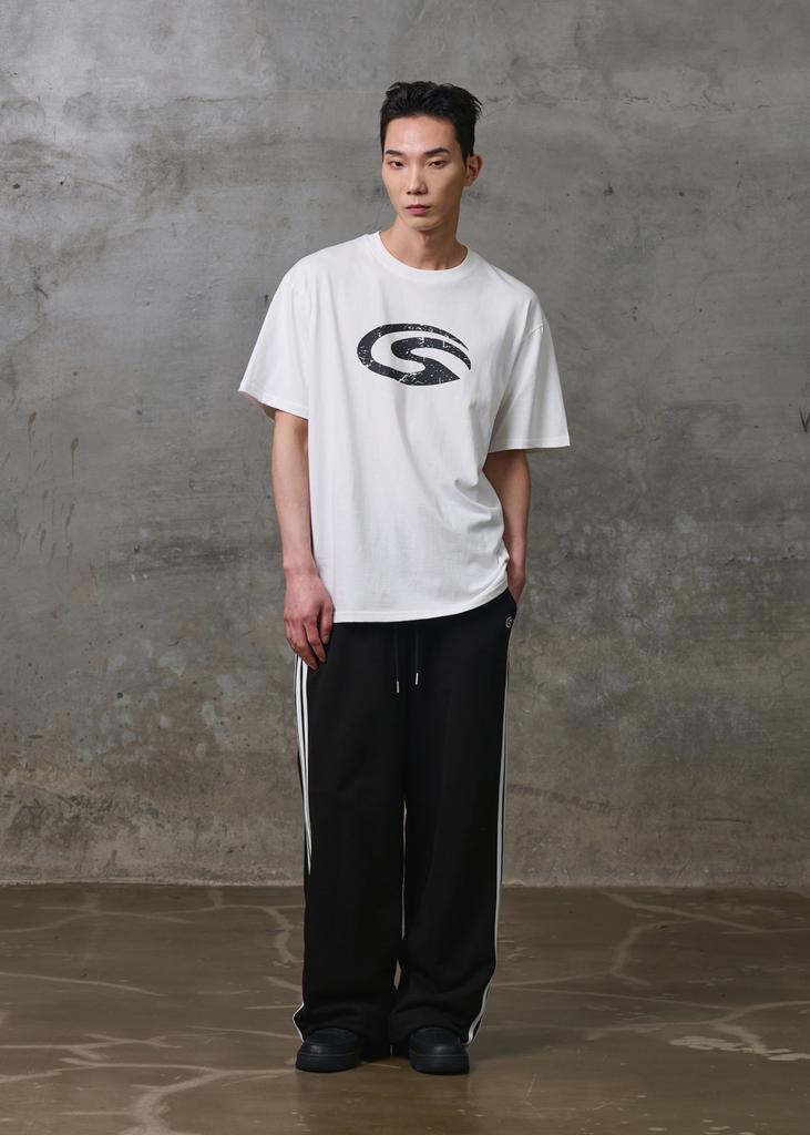 GAINSBORO Symbol Track Wide Pants 2 Colors