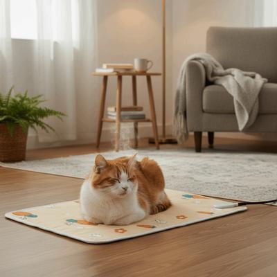 Pet Bed Bite Proof Pet Electric Blanket Waterproof Thermostat Control Cat Heating Pad Anti-scratch Safe Dog Warmer Mat Winter