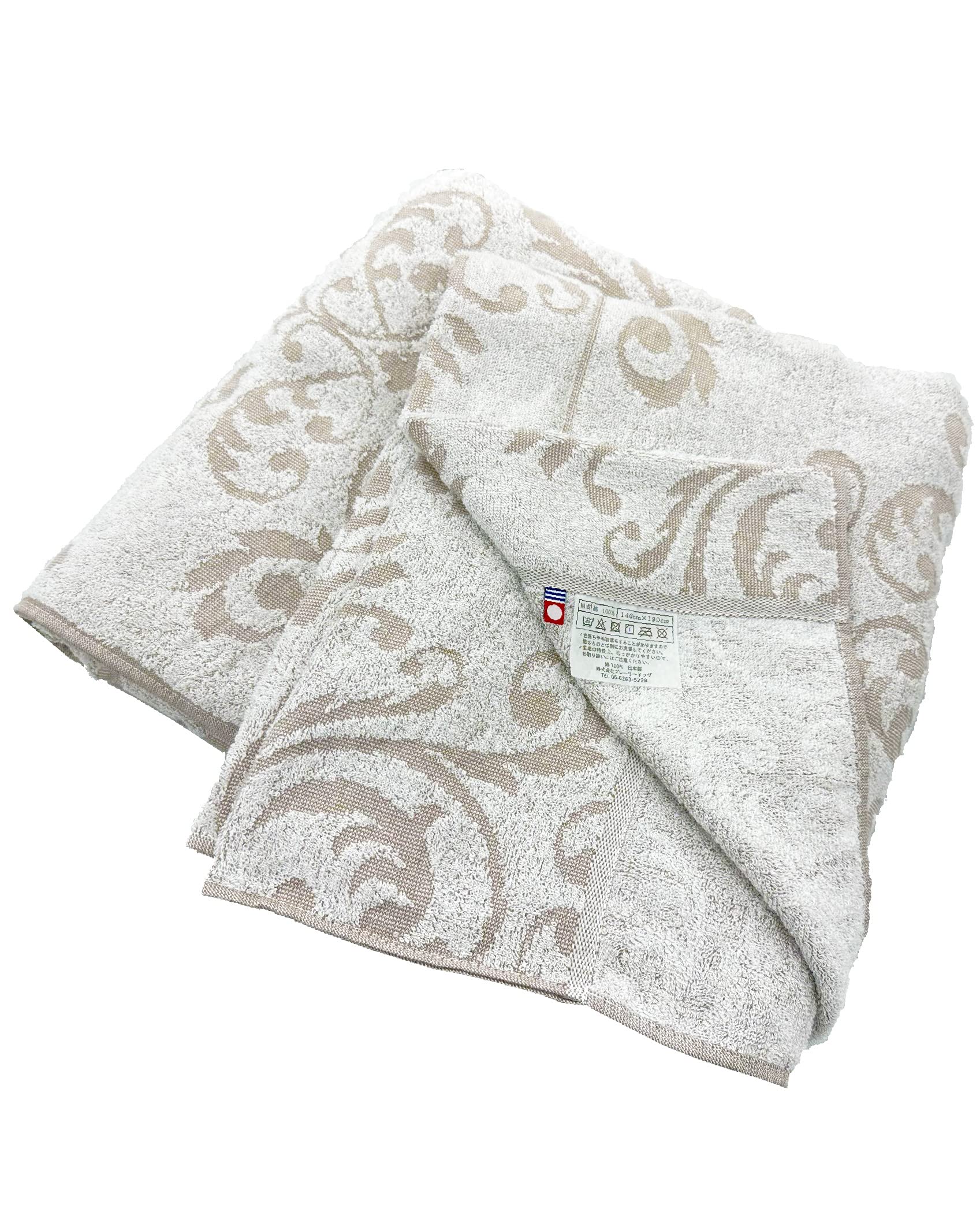 

Сертифицированное полотенце Imabari 140 см х Сделано в Имабари Ботаническое дамасское одеяло/внутреннее одеяло, Одинарное, Прибл.. 190см, Япония, 100% хлопок, Стираемый,