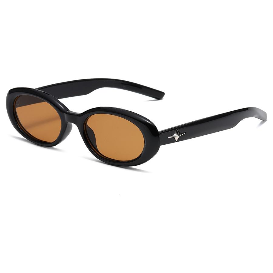 

Style Gm European Sunglasses Women Retro Chic Oval Frame Sun Glasses Uv400 Men StyleB