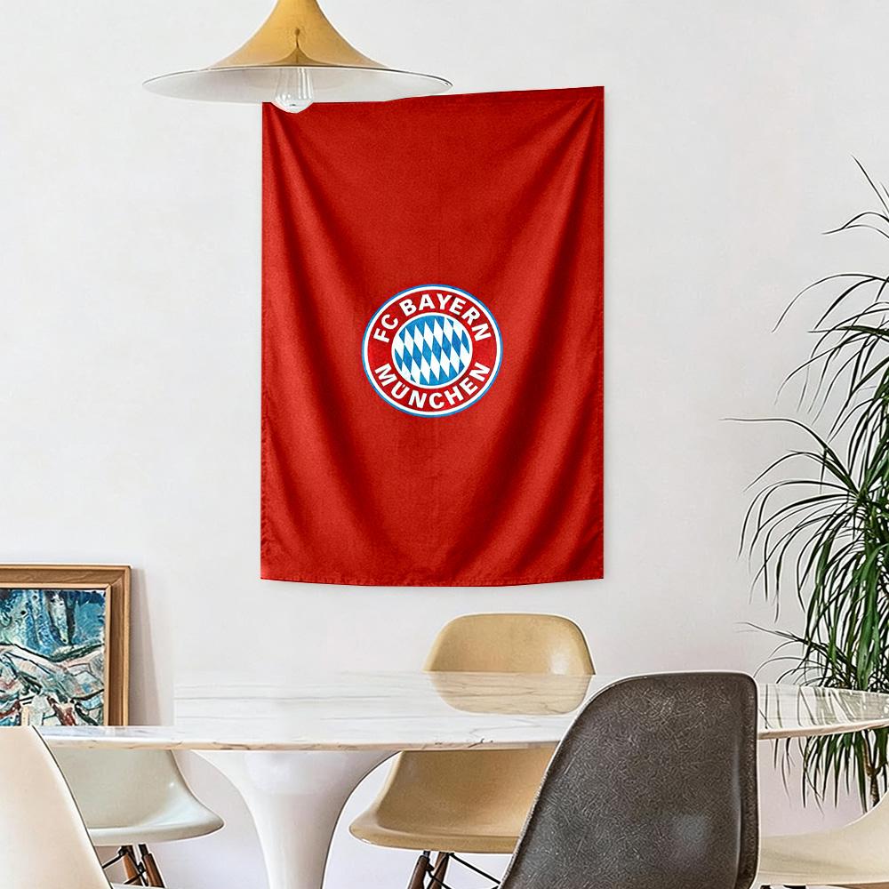 Bayern Munich Wall Decor Tapestry Art For Pet Memorial Birthdaywedding Party Backdrop Family Gift