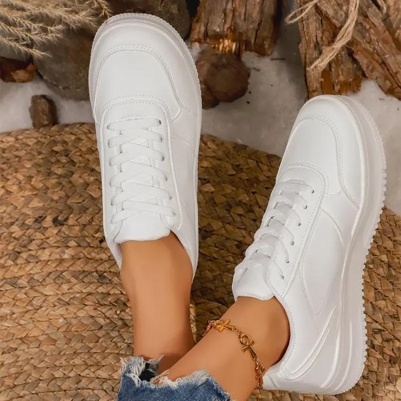 2026 Spring and Autumn New Arrival Simple Comfortable Breathable Versatile Laced Women's Casual Sneakers