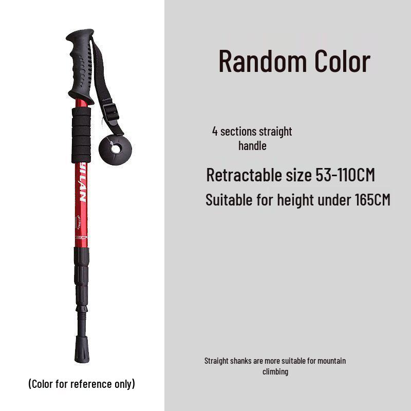 Telescopic Folding Multi-functional Hiking Poles for Men, Women, and Children - Self-defense and Mountain Climbing Walking Sticks by Chun Chu.