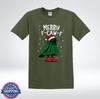 Merry F-CAW-F Funny Crow Christmas Holiday Humor T-Shirt