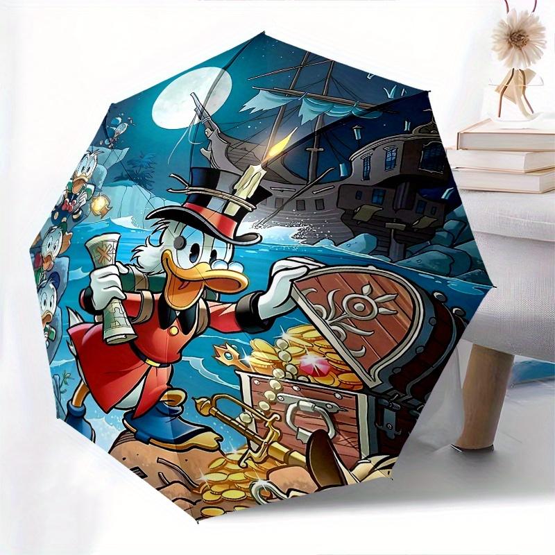 

Scrooge McDuck Automatic 3-Fold Umbrella Design, Cute Cartoon Pattern, Portable Outdoor Umbrella, Perfect, Holiday Gift for Disney fans.U077