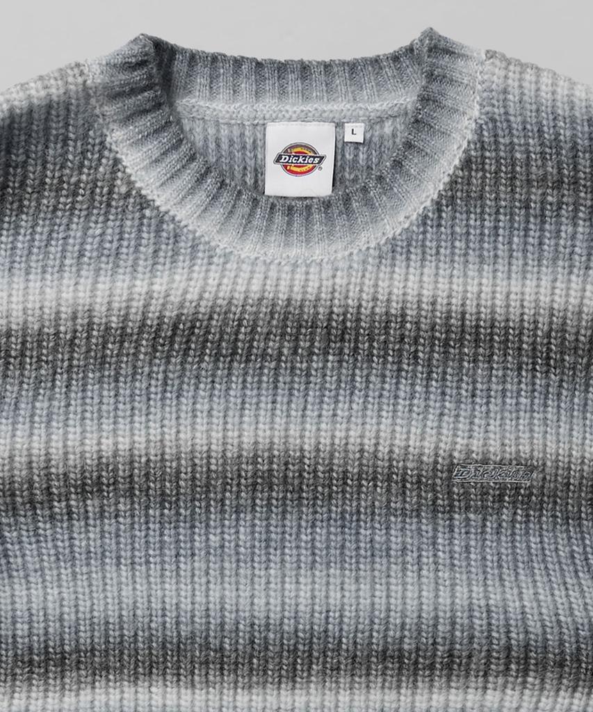 DICKIES Gradient Stripe Knit Gray