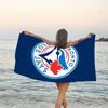 1pc Toronto Blue Jays Beach Towel, Beach and Seaside Swimming Pool Equipment, Fashion Pattern, Rectangular, Travel Essentials