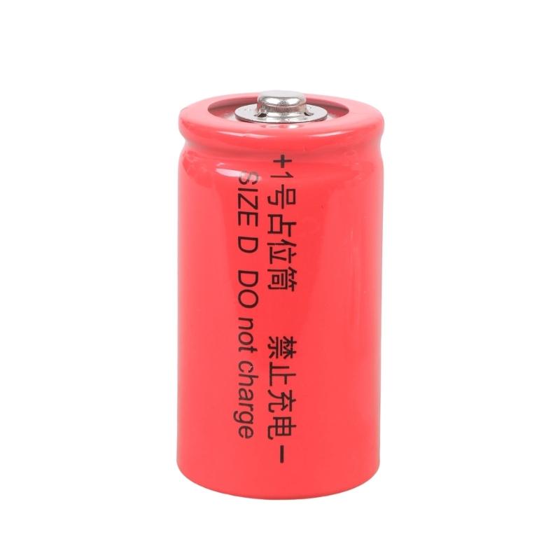 LR20 D Size Battery Placeholder Conductor Adapter Power Integration Placeholder Cylinder Conductor for Electronic Device