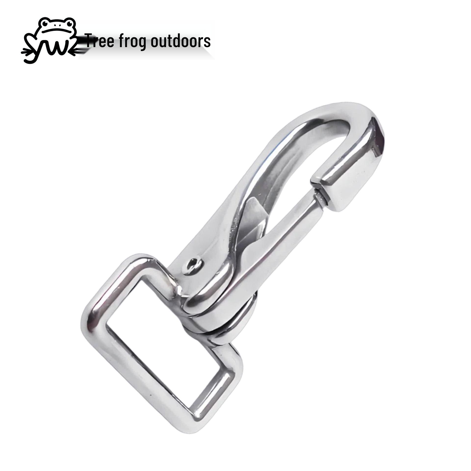 

304 Stainless Steel Square Buckle for Pet Leash Hardware Total Length 66mm - Inner Diameter 16mm