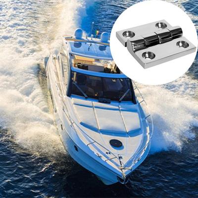 38/40/50mm Roestvrij Staal Scharnier Massief Gegoten Spiegelglans Boot Scharnieren Duurzaam met 4 Gaten Luik Kast Deur Scharnier