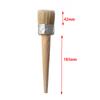 1PCS Pinceaux à Manche en Bois avec Poils Naturels Craie Peinture à l'Huile Pinceau à Cire Pochoirs pour Meubles Art Populaire Décoration de Maison Pinceau de Peinture