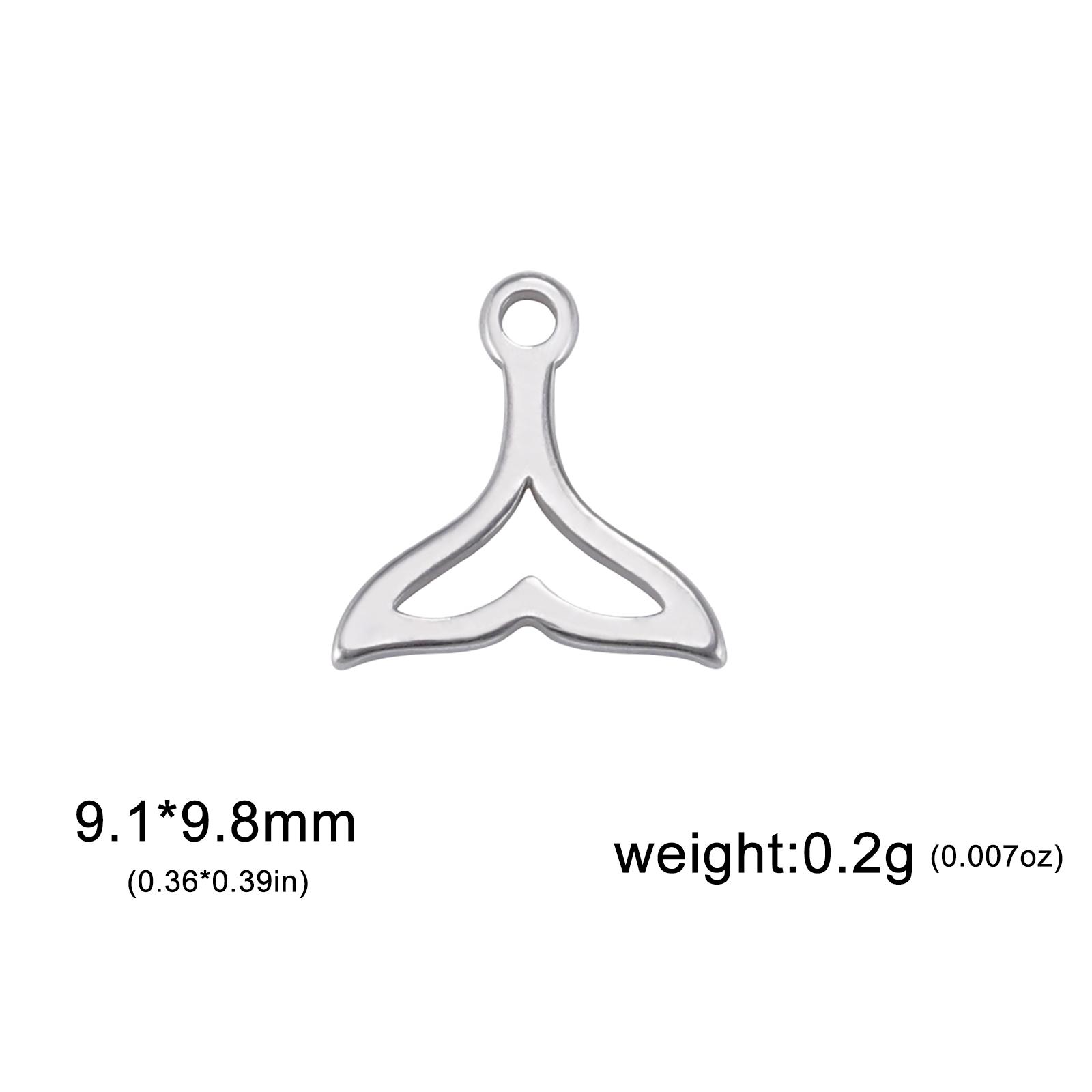 

Teamer 5pcs Stainless Steel Feather Lucky Celtics Knot Charm Wholesale Eye OK Gesture Spiral Sun DIY Charms for Jewelry Making
