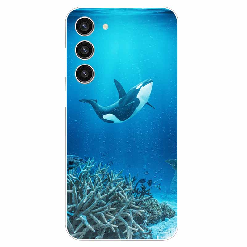 For Samsung A25 Case TPU Painted Space Tiger Silicone for Samsung Galaxy A15 4G Soft Cover for GalaxyA15 5G Shockproof Cases