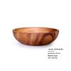 YFJY Acacia Wood Bowl Set - Japanese Style, Moisture-Proof Wooden Bowls and Plates for the Home.