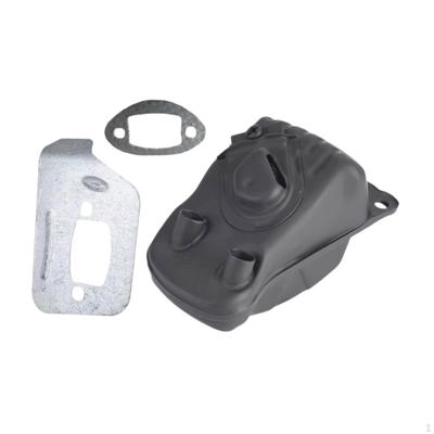 Exhaust Assembly Garden Tool Parts, Easy Installation, Petrol Chainsaw Attachment Replacement for