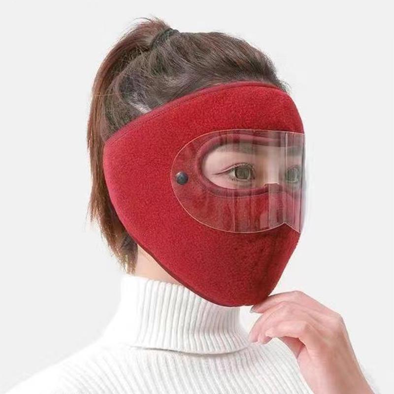 Winter Warm Mask For Women Thick Neck Protection Earmuffs Riding Windproof Cold And Frostproof