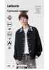 Men's Plaid Patchwork Two-Piece Look Jacket, Spring/Autumn 2026, Plus Size Loose Lapel Outerwear