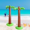 2Pack Giant Inflatable Palm Trees Summer Beach Backdrop Kids Favors Hawaiian Tropical Birthday Luau Pool Party Decoration Toy