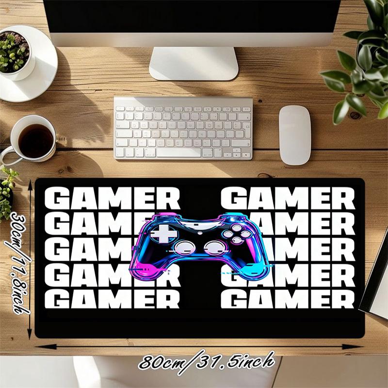Gamer Culture Xl Gaming Mouse Pad Nonslip Rubber Base Stitched Edge Waterproof Desk Mat For Pc Laptop Gamer Office Computer Accessories C927322
