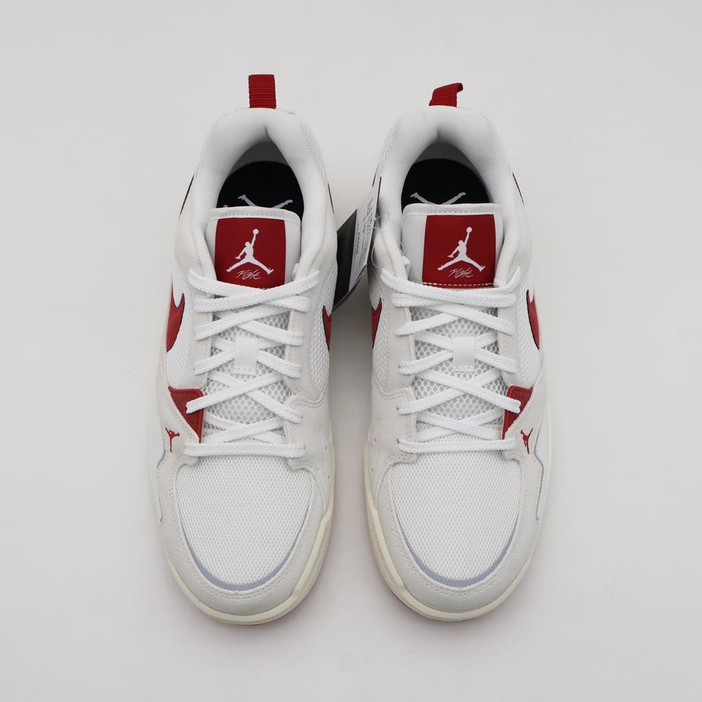 HJ6777-116 Nike Jordan CMFT Era White Sail Black Varsity Red (Men's)