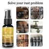 2x Car Parts Rust Cleaner Spray Wheel Hub Derusting Spray Rust Remover Accessory