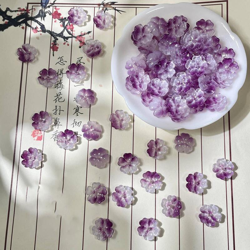 14mm Kvetinové Sklenené Korálky DIY Ručne Vyrábaný Náramok Náhrdelník Náušnice Šperkový Materiál DIY Nástroj Príslušenstvo na Výrobu Šperkov
