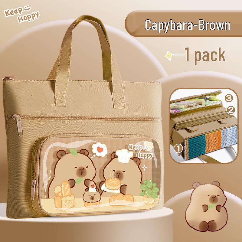 Student Book & Homework Tote for Elementary Kids
