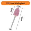 Electric Jade Carving Tool Set with Cylindrical & Conical Grinding Heads