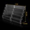 2-6 Tier Acrylic Book Display Stand Desk Bookshelf Newspaper Holder Magazine Rack Finishing Display Shelf Storage Rack Organizer