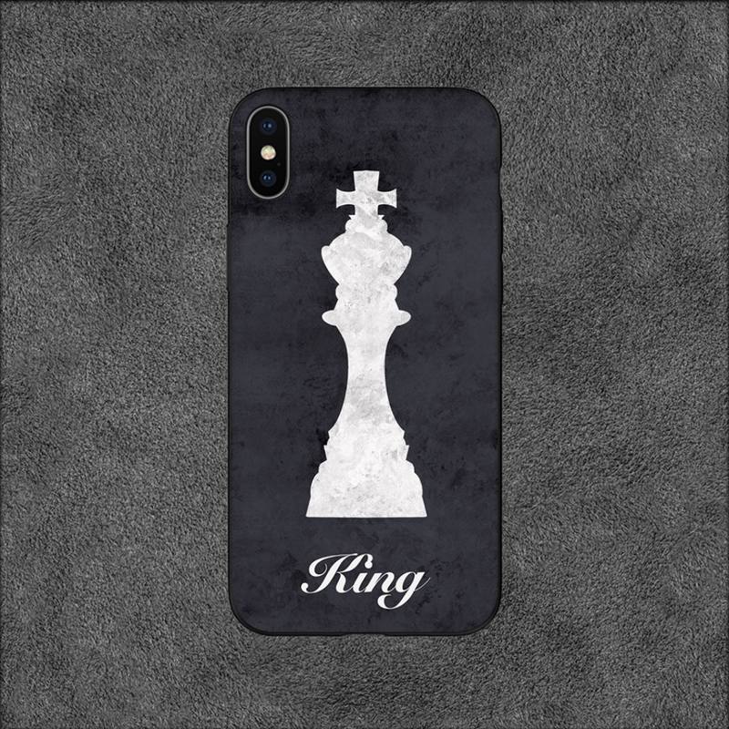 Pouzdro na telefon Chess Board Pieces pro iPhone 11 12 Mini 13 14 Pro XS Max X 8 7 6s Plus SE XR Shell