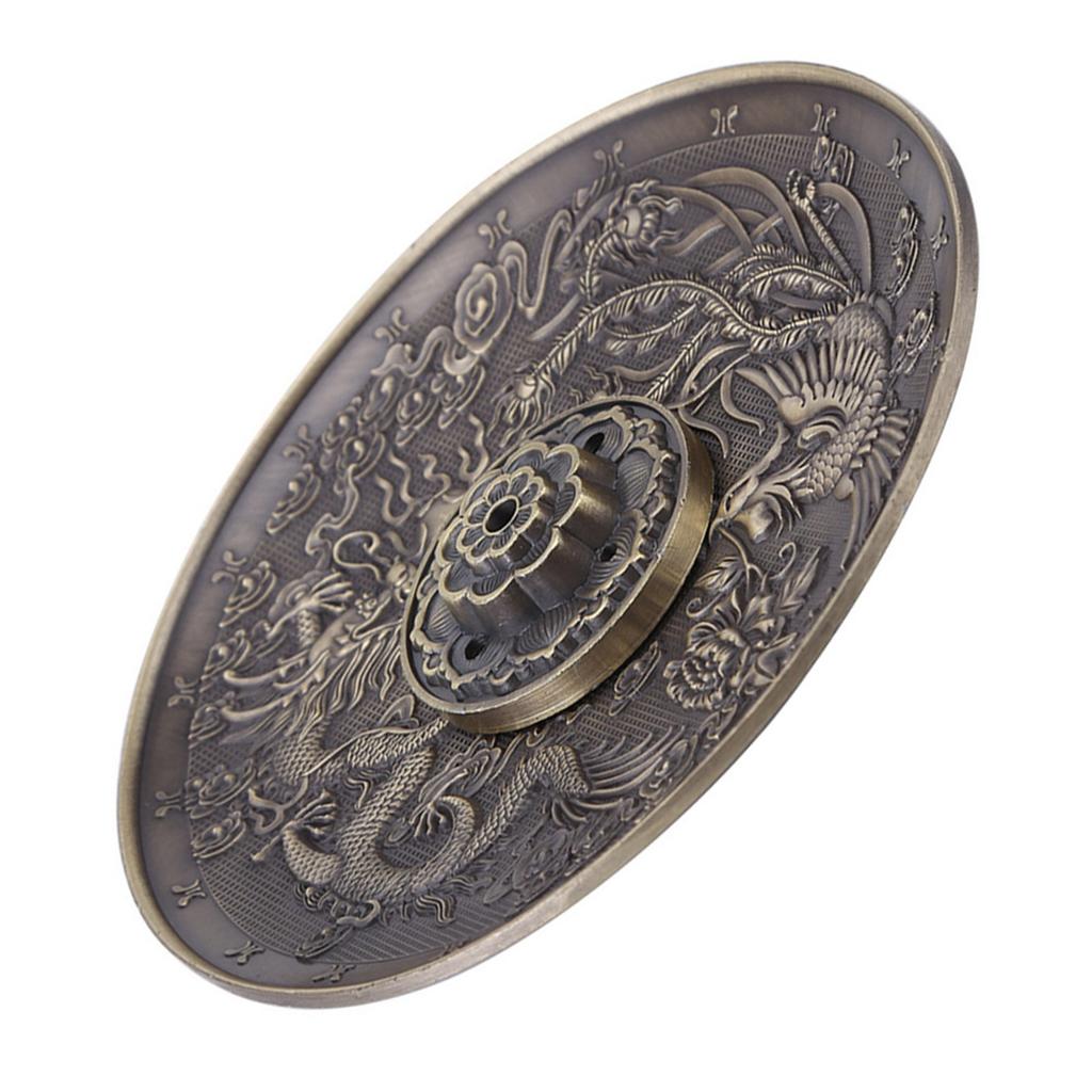 Zinc Alloy Incense Stick   Holder Dragon Pattern   Plate for Bedroom Temple Bronze
