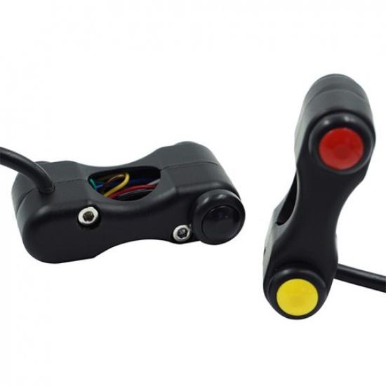 

12V Universal 7/8 22mm Motorcycle ATV Handlebar Headlight Horn Switch 3-Buttons