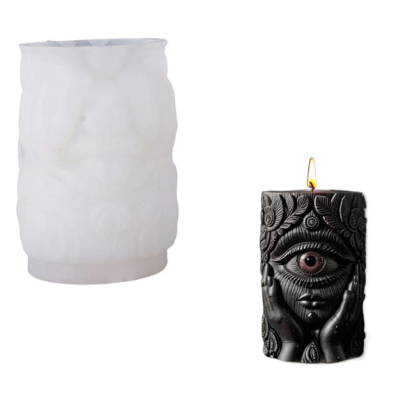 

Форма для свічки, Силіконова форма Містичне око для виготовлення свічок, Форма для свічки на Хелловін для мила ручної роботи, Ароматерапевтична свічка