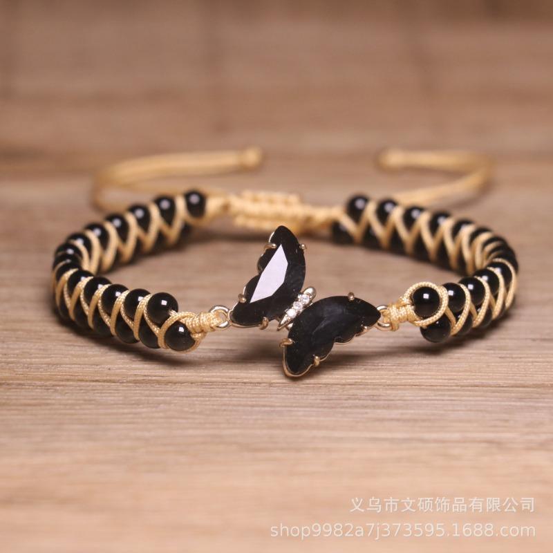 Turquoise Bamboo Bead Bracelet – Gold Accent Adjustable Boho Jewelry, Protection Healing Gift for Women