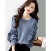 New Autumn Design In Autumn Clothes Year with Ruffled Autumn and Winter Sweater Girl