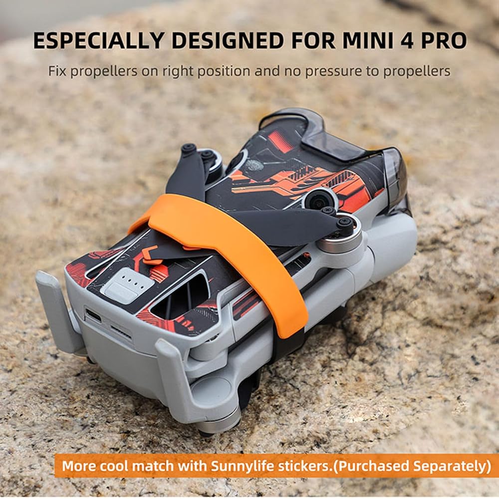 DJI Mini 4 Pro Propeller Guard Holder Strap Protector Stabilizer Propeller Fixing Device DJI Mini 4 Pro Drone Blade Protector Accessory