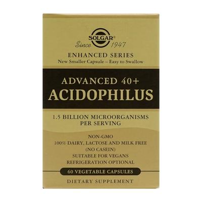 Enhanced Series Advanced 40+ Acidophilus 1,5 Milliarden Mikroorganismen, 60 pflanzliche Kapseln