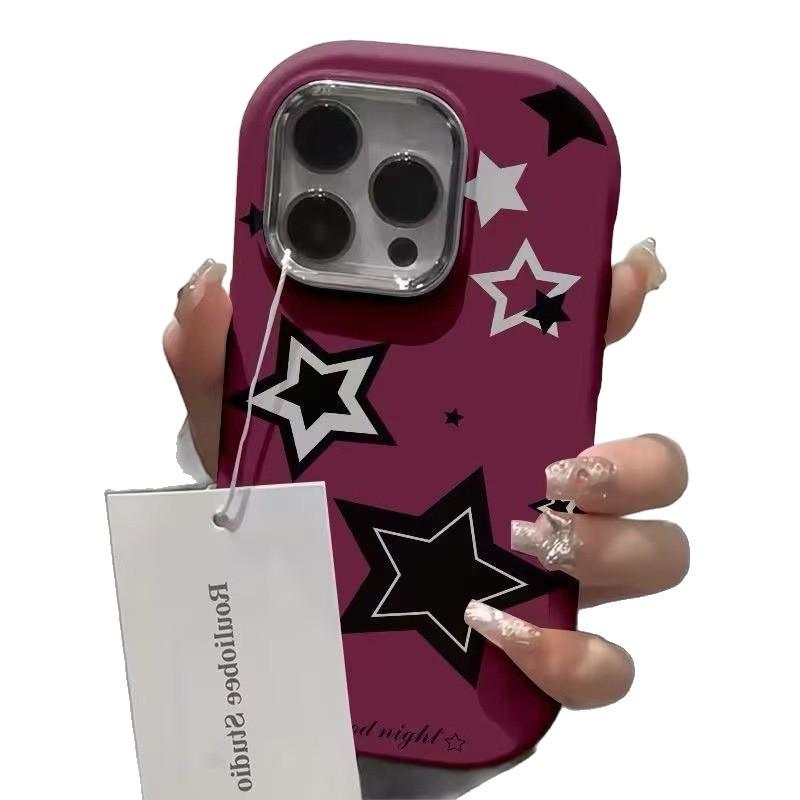 Pentagram Case for Apple iPhone 16 Pro Max/15/14/13/12/XS - Japanese, Korean, European, and American Styles