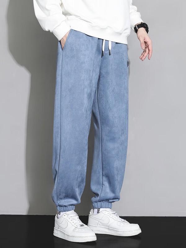 Dingfengbaoluo Men's Loose Fit Casual Jogger Pants