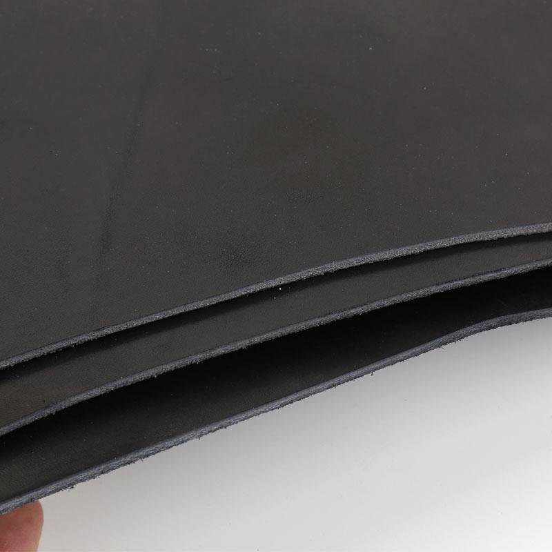 3mm Thick Black Vegetable Tanned Leather, Yellow Cattle Leather, Industrial Gasket, Handmade DIY Belt, Genuine Leather, Carved a
