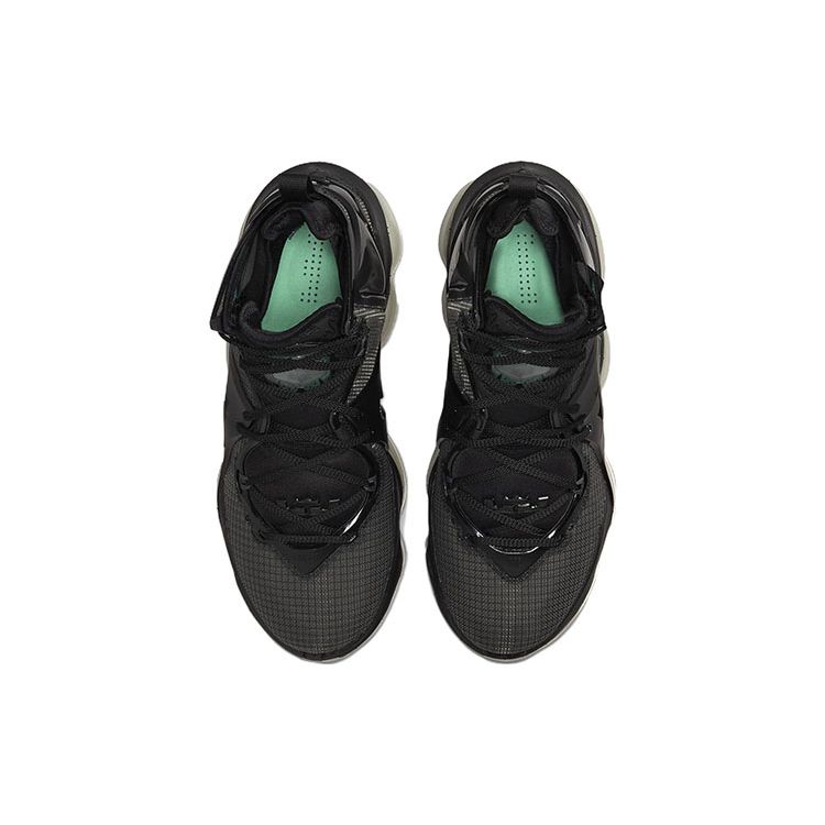 Nike LeBron 19 Černozelené Svítící Unisex Tenisky Antracitové CZ0203-003