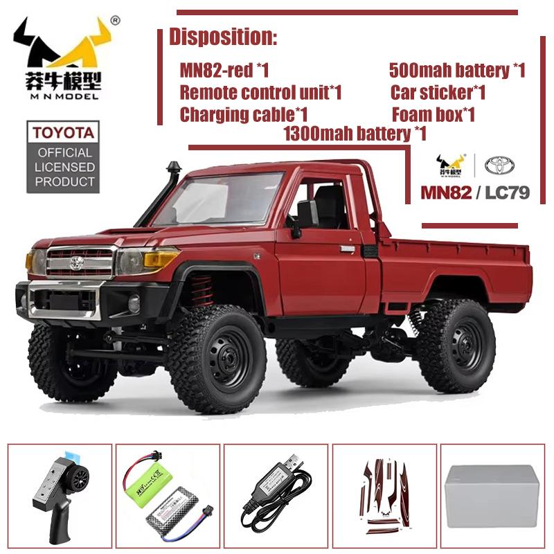 MN82 MN82 Pro Remote Controlled Climbing Off-road Vehicle 1:12 Full scale 4WD For Toyota LC79 Simulation RC Model Toy Rc Car