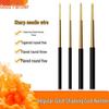 Golden Handmade 3-Pin Shading Needle for Semi-Permanent Eyebrow Micropigmentation On Dark Skin