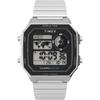 Main Street Digital Quartz Watch 100M Water Resistant Acrylic Silver Dial TW5M68900 Men's