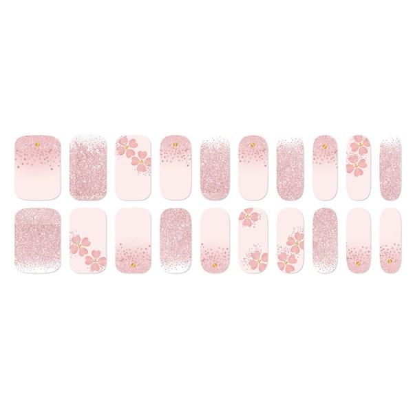 

Гелевая наклейка для ногтей Babacoco Bling Easy, Shy Flower, 1 шт.
