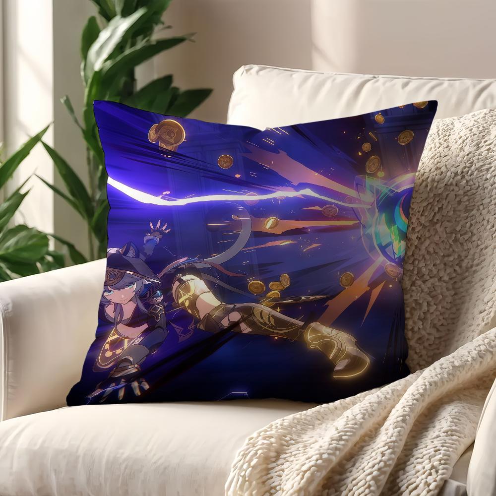 Game Cipher Game Honkai Star Rail Cushion Cover Pillow Cover Decoration Room Home Sofa Living Office Car Nordic Simplicity