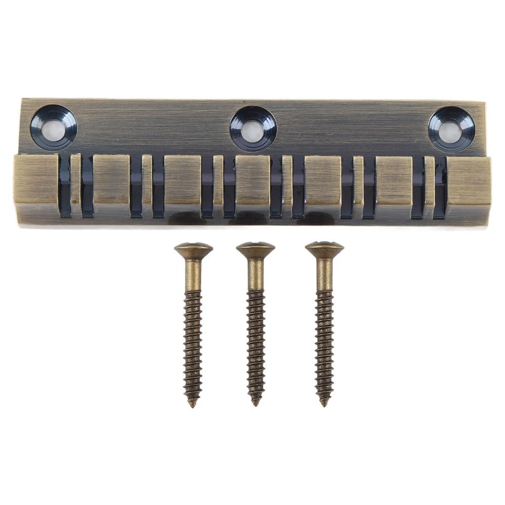 Bronze Farbe 12 Saiten Gitarrenbrücke Gitarrenbrücke Ersatz Für 12 Saiten Elektrische Gitarren
